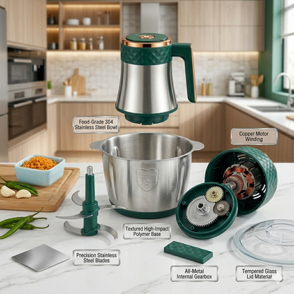 STAINLESS STEEL FOOD CHOPPER