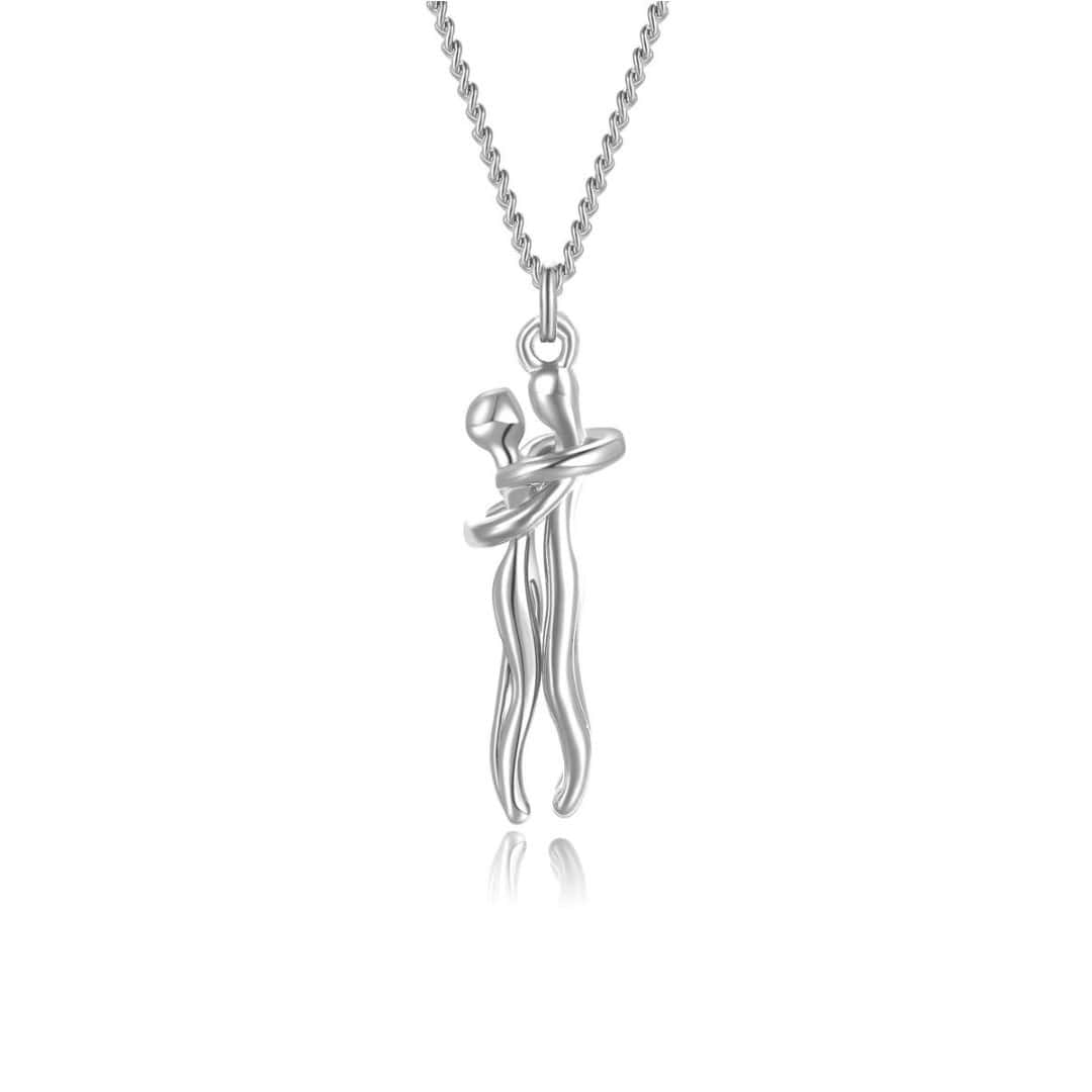 Couple Hug Necklace