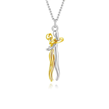 Couple Hug Necklace
