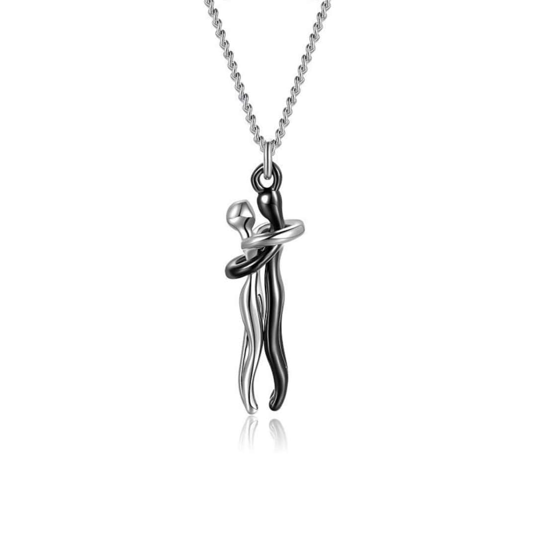 Couple Hug Necklace