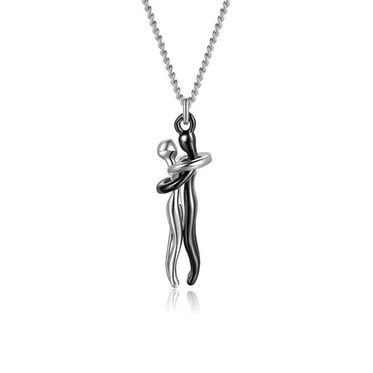 Couple Hug Necklace